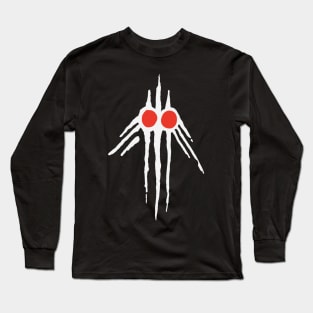 Mothmanns Symbol white Long Sleeve T-Shirt